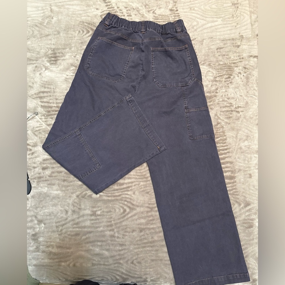 YFB Wide Leg Dark Gray Jeans